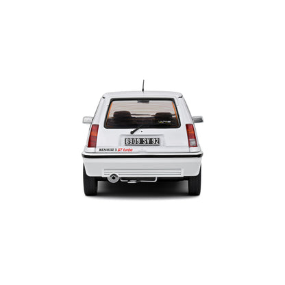 Mô hình xe Solido 1/18 Renault 5 GT TURBO MK2 – Givre Nacre – 1989