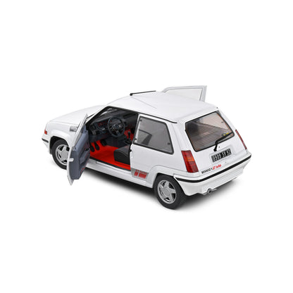Mô hình xe Solido 1/18 Renault 5 GT TURBO MK2 – Givre Nacre – 1989