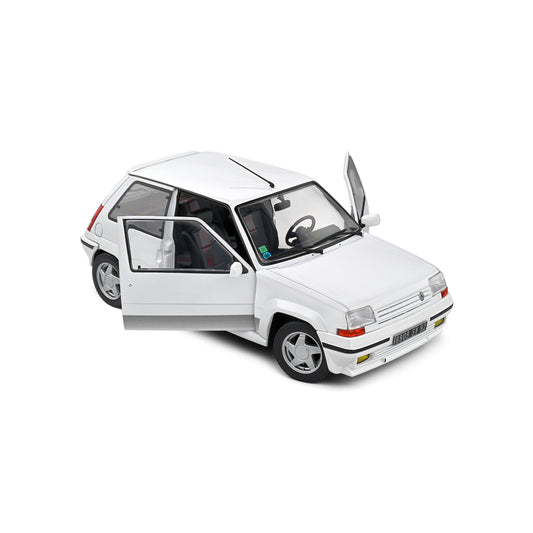 Mô hình xe Solido 1/18 Renault 5 GT TURBO MK2 – Givre Nacre – 1989