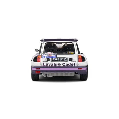 Mô hình xe Solido 1/18 Renault 5 Turbo – Rallye Lyon Charbonnière – 1983 – #14 Auriol/Nouaille