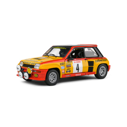 Mô hình xe Solido 1/18 Renault 5 turbo – Tour de Corse – 1980 – #4 Ragnotti/Andrie
