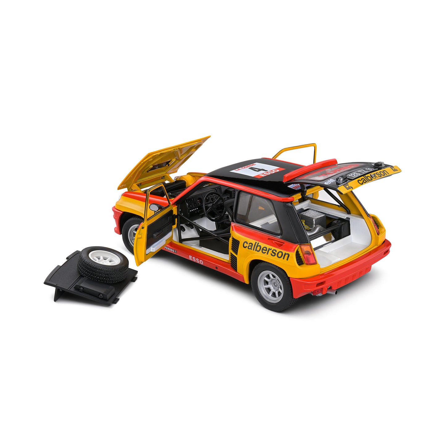 Mô hình xe Solido 1/18 Renault 5 turbo – Tour de Corse – 1980 – #4 Ragnotti/Andrie