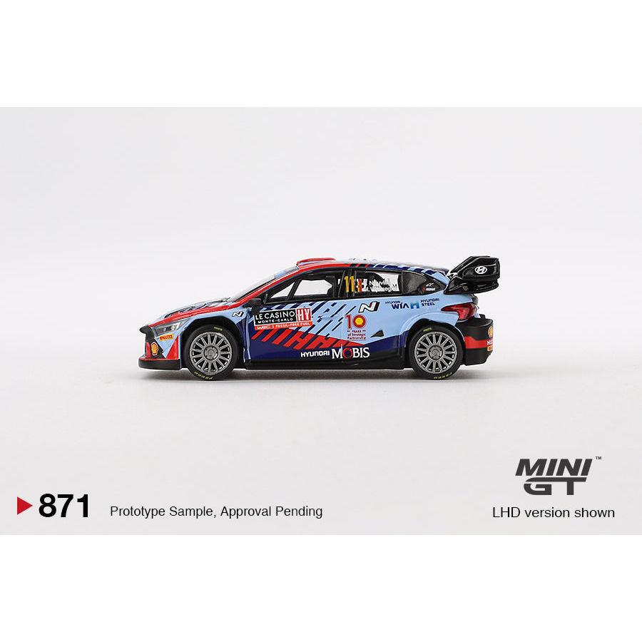[HÀNG CÓ SẴN] Mocus Mô hình xe Mini GT 1:64 Hyundai i20 N Rally1 Hybrid #11 2024 Rallye Monte-Carlo Winner 871