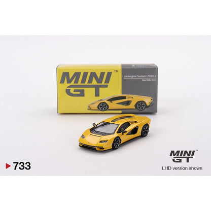 [HÀNG CÓ SẴN] Mô hình xe Mini GT 1:64 Lamborghini Countach LPI 800-4 New Giallo Orion MGT00733