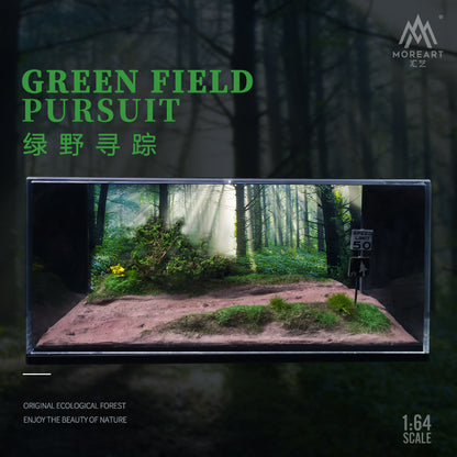 Mô hình diorama Green Field 1:64 MOREART góc chính diện