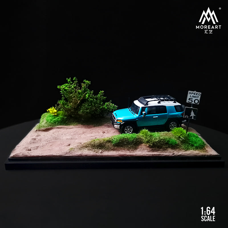 Mô hình diorama Green Field 1:64 MOREART góc nghiêng bên phải