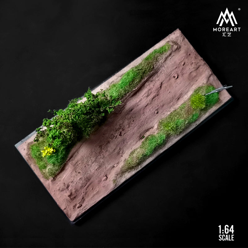 Mô hình diorama Green Field 1:64 MOREART nhìn từ trên xuống