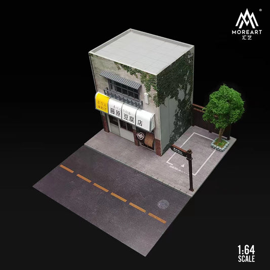 Góc trước diorama Tofu Shop Moreart
