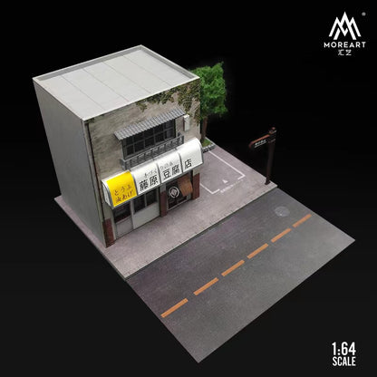 Mô hình xe trong diorama Tofu Shop Moreart
