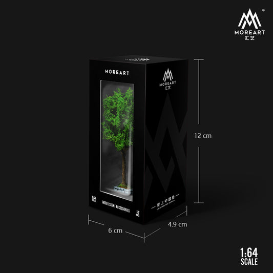 Cây xanh trang trí góc chính diện