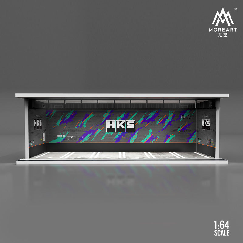 Mô hình diorama MOREART HKS Lighted 1:64