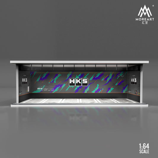 Mô hình diorama MOREART HKS Lighted 1:64