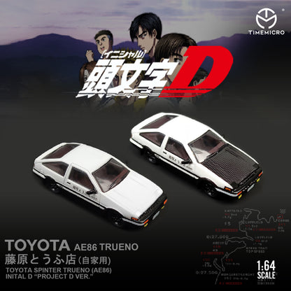 Góc nghiêng xe Toyota AE86 Initial D