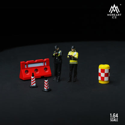 Các chi tiết nhỏ của mô hình giao thông tỉ lệ 1:64