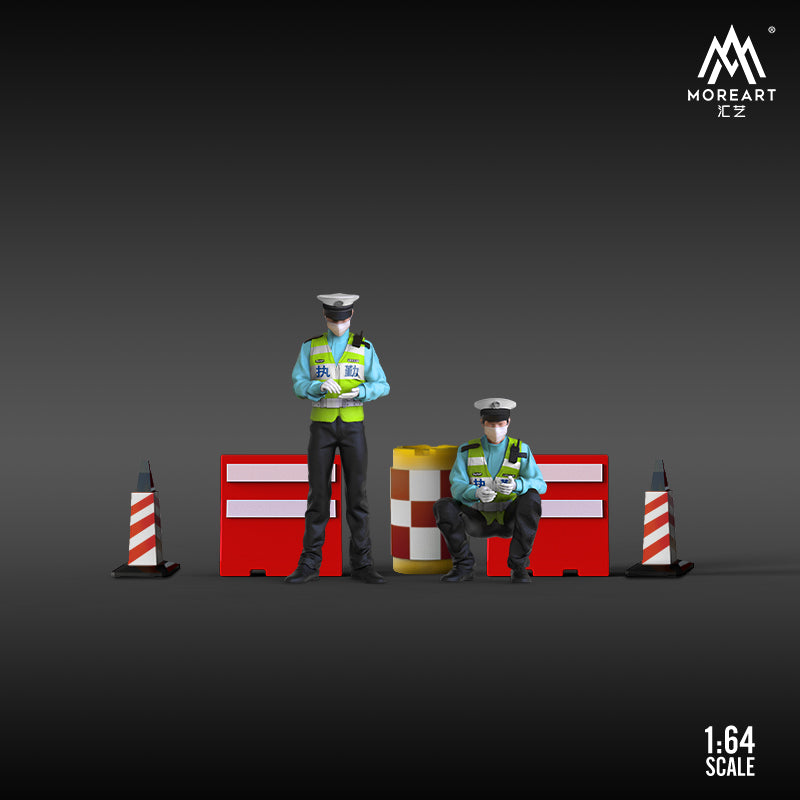 Mô hình diorama MOREART Traffic Police Speed