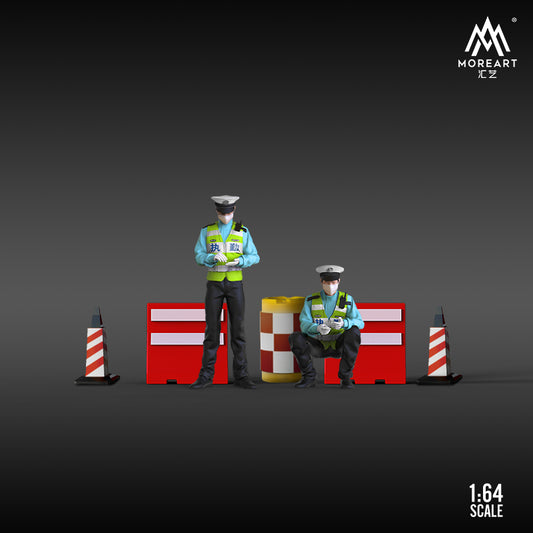 Mô hình diorama MOREART Traffic Police Speed