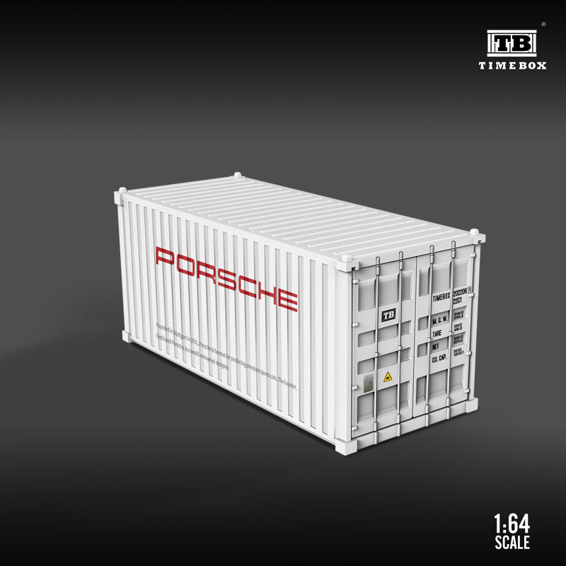 Mặt trước diorama container Porsche Version