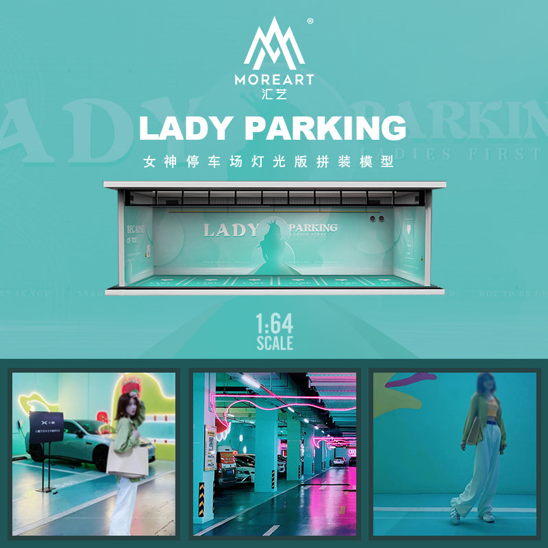 Mô hình Tiffany Blue Parking Space tổng thể