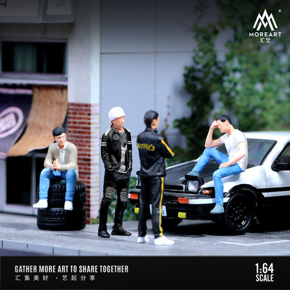 Chi tiết xe trong diorama Initial D Movie