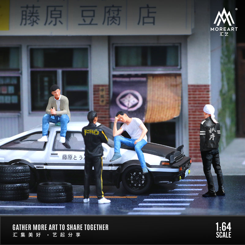 Bối cảnh đường đua trong diorama Initial D