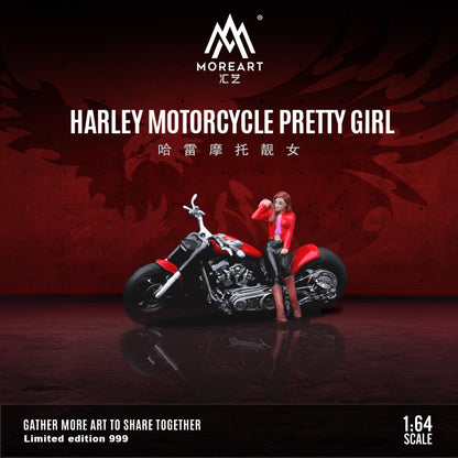 [ĐÃ RA MẮT] Mô hình diorama MOREART 1:64 Harley-Davidson Motorcycle Fashion Set MO642045