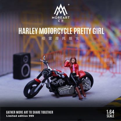 [ĐÃ RA MẮT] Mô hình diorama MOREART 1:64 Harley-Davidson Motorcycle Fashion Set MO642045