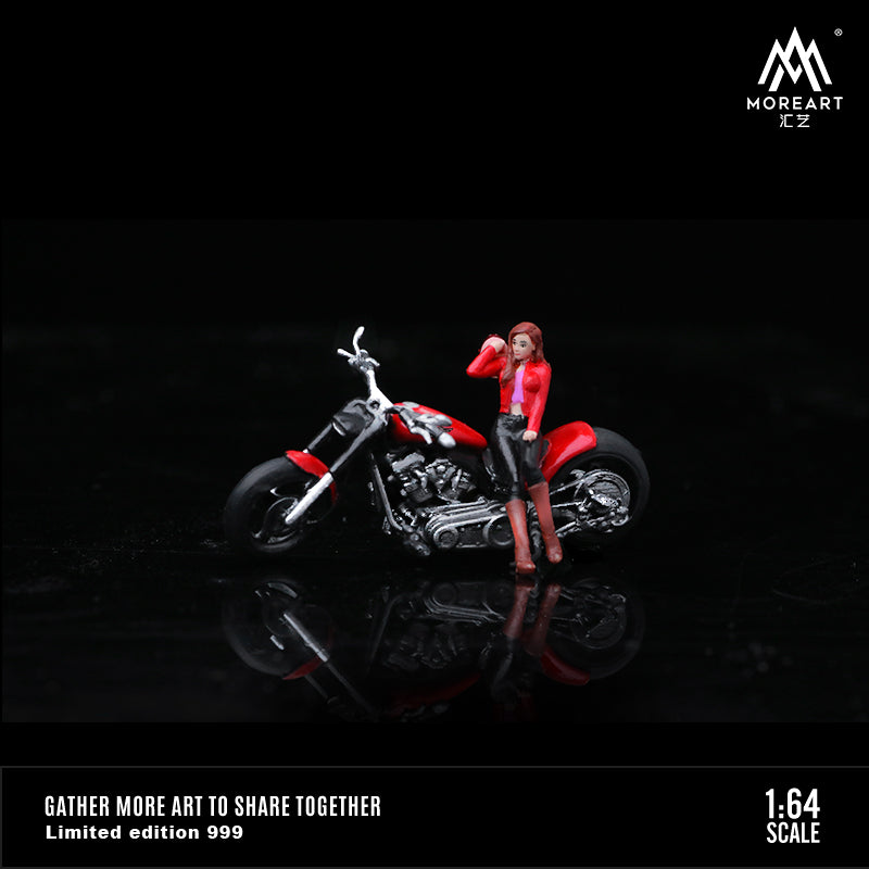 [ĐÃ RA MẮT] Mô hình diorama MOREART 1:64 Harley-Davidson Motorcycle Fashion Set MO642045