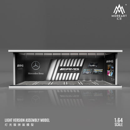 Mô hình diorama AMG Lighted MOREART góc trước