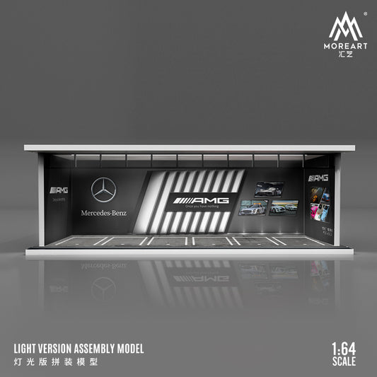 Mô hình diorama AMG Lighted MOREART góc trước