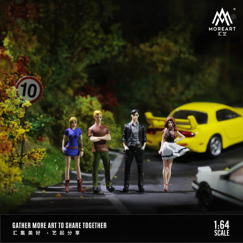 Phụ kiện diorama Initial D Anime