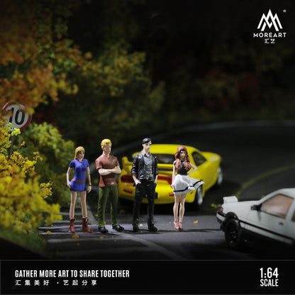 Góc khác của diorama Initial D Anime
