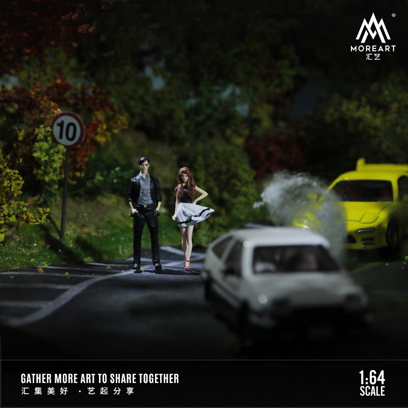 Mô hình nhân vật diorama Initial D Anime
