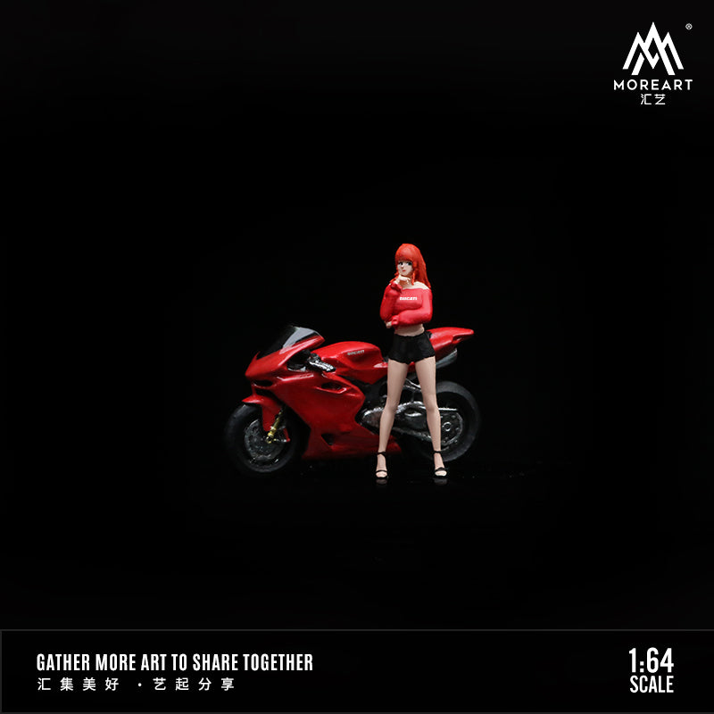 Góc nghiêng diorama Motorcycle Girl