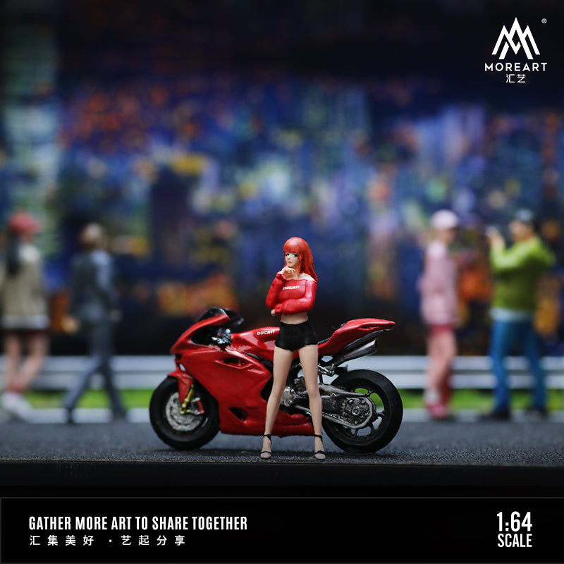 Vỏ hộp diorama Motorcycle Girl