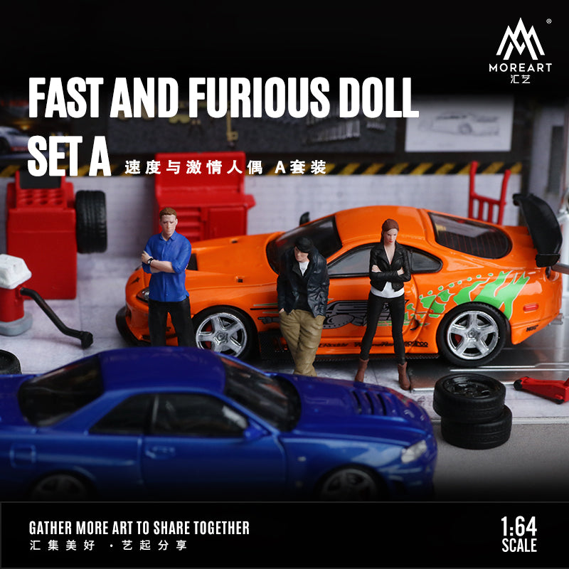 Tổng quan mô hình diorama Speed & Furious MoreArt 1:64