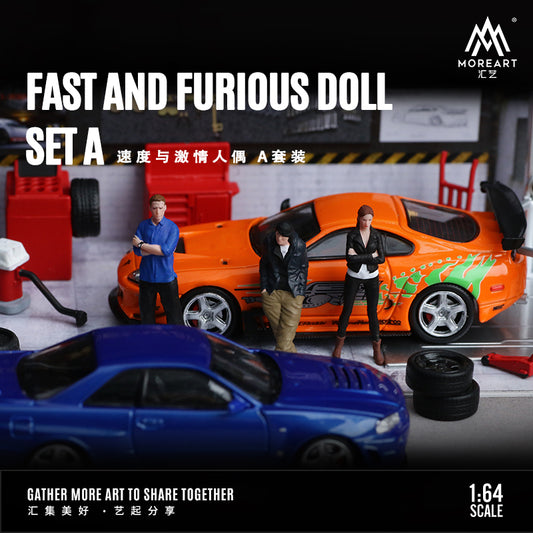 Tổng quan mô hình diorama Speed & Furious MoreArt 1:64