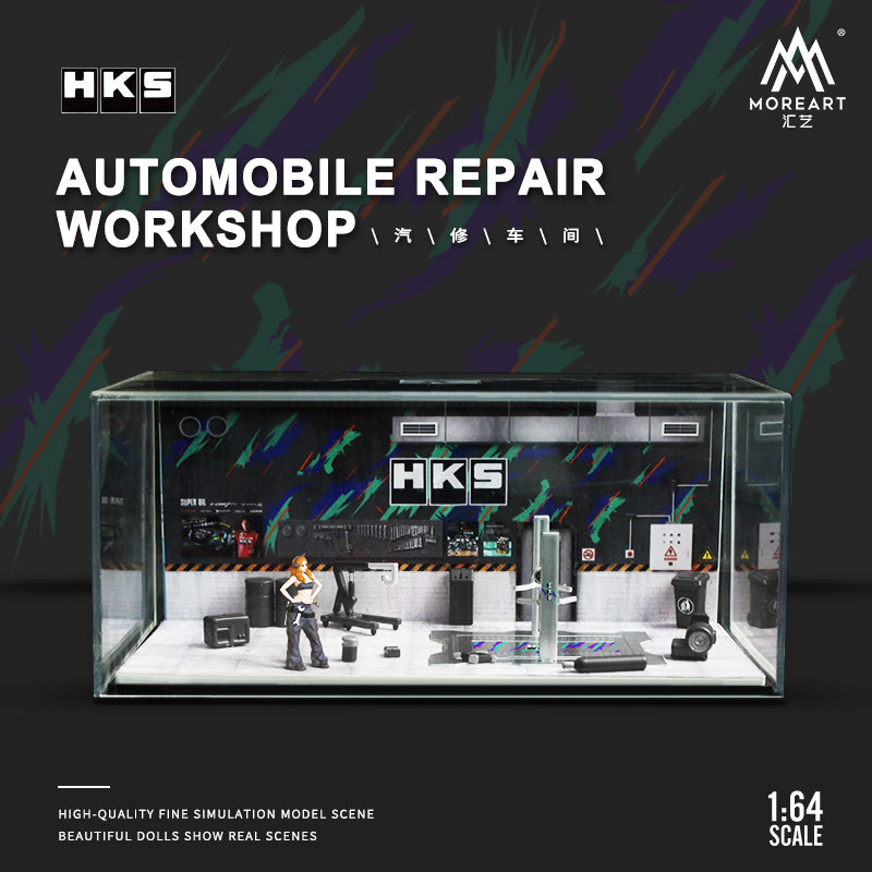 Tổng quan diorama HKS Auto Repair Shop