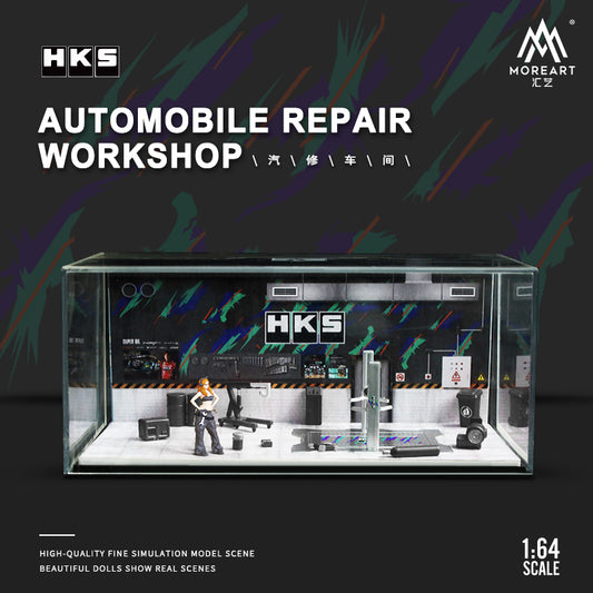 Tổng quan diorama HKS Auto Repair Shop