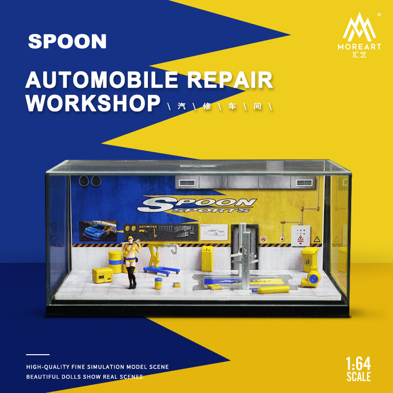 Tổng quan diorama Spoon Auto Repair Shop