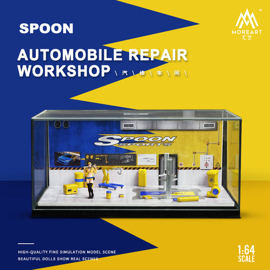 Tổng quan diorama Spoon Auto Repair Shop