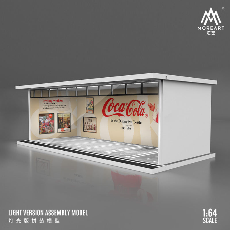Diorama Coca-Cola Old MOREART cận cảnh
