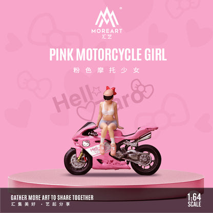 Toàn cảnh diorama Pink Motorcycle Girl Outfit MO642058