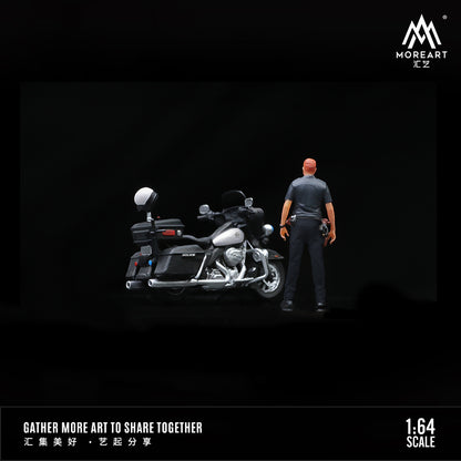 Diorama US Police Motorcycle