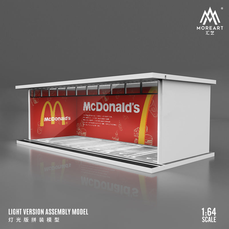 Các chi tiết bên trong diorama McDonald's