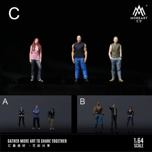 Tổng quan mô hình diorama Fast & Furious Set C