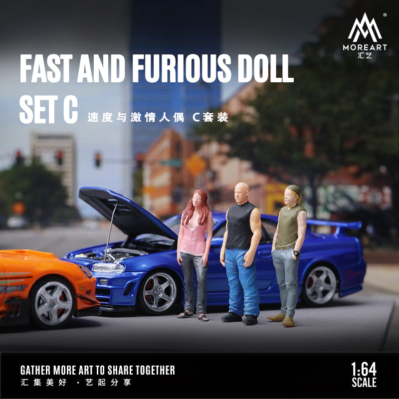 Mô hình nhân vật trong Fast & Furious Set C