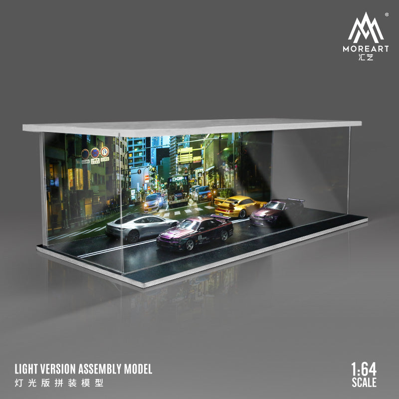 [ĐÃ RA MẮT] Mô hình diorama MOREART 1:64 City Street Lighted Model Set-Model C MO914247
