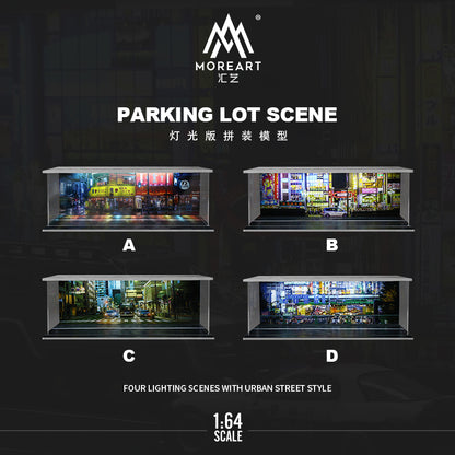 [ĐÃ RA MẮT] Mô hình diorama MOREART 1:64 City Street Lighted Model Set-Model D MO914248