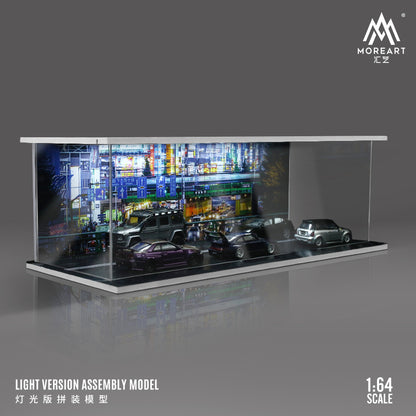 [ĐÃ RA MẮT] Mô hình diorama MOREART 1:64 City Street Lighted Model Set-Model D MO914248
