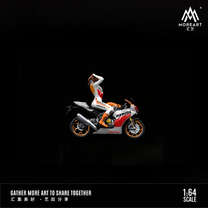 Góc nghiêng diorama Racing Motorcycle Beauty Doll